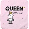Sheepworld Asciugamano magico Queen of The Day | piccolo asciugamano Magic Towel, asciugamano ospite pressato, 30 cm x 30 cm, cotone, regalo | 74722