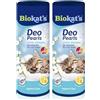 Biokat's Deo Pearls Cotton Blossom - Complemento lettiera con profumo per agglomerati freschi e solidi nella toilette del gatto - 1 tubi (1 x 700 g) (Confezione da 2)