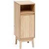 5 five simply smart 5Five - Mobiletto da bagno ABANA beige in fibra di legno - 30x30x80 cm - Organizzazione e contenimento per il bagno