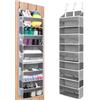 Cozary Organizer da Porta con 5 Tasche, Organizer Pieghevole Salvaspazio, Portaoggetti Sospeso per Bagno, Cucina, Camera da Letto, Cameretta, Campeggio, Dormitorio