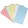 Westcott Cartoncini per Moderazione 200 Pezzi Colori Pastello Assortiti | Schede Robuste 190 g/m² | Formato 10,5 x 20 cm Ideali per Workshop, Seminari e Valigette per Moderazione | E-733324 00