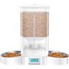 HoneyGuaridan HoneyGuardian 5L Distributore Automatico Cibo Gatti, Dispenser Crocchette Gatto con Timer, Registrazione Vocale 10 Secondi, Programmabile 1-6 Pasti Giornalieri, Doppia Alimentazione