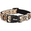 Olahibi Collare per cani di piccola taglia, in poliestere imbottito con morbido neoprene, motivo leopardato, per cani di piccola taglia (S, marrone leopardato)