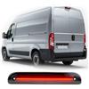 NSLUMO Lente fumé LED Rosso Terza Luce Stop Stop Per Fiat Ducato III, Citr.oen Jumper II, Peug.eot Boxer II Lampada Stop Posteriore Centrale A Montaggio Alto Ulteriore Terza Luce Stop 1pz