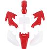 Akozon Set Parafango Parafango in Plastica Coperchio del Serbatoio del Carburante Kit Carrozzeria per Moto Accessorio per Moto Adatto per CRF XR 50 CRF50 Pit Bike
