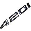 MCK Auto 420i nero lucido bagagliaio posteriore logo emblema Tuning per F32 F33 F36 HB8L2