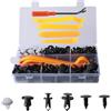 Xibao 155PCS Scatola Di Clip per Auto,Rivetti in Plastica per Autos,Caricatore Universale per Pannello di Recinzione Auto,Adatto per Morsetti del Rivestimento della Porta, Pannelli dell'ala