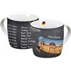 GEDALABELS infinite by GEDA LABELS 13570 - Tazza in porcellana, motivo Cancelliere tedesco, 300 ml