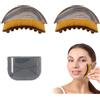 GWAWG 2 pennelli per il viso linfatico, set di pennelli per il viso, massaggiatore per il drenaggio linfatico, ergonomicamente progettato per adattarsi alla pelle, ideale per la cura quotidiana e il
