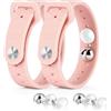 Fefod Braccialetti Antinausea, 2pcs Anti Nausea da Viaggio Bracciali, Anti Nausea Digitopressione, Senza Farmaco Fascia da Polso per Cinetosi Sollievo dai Mal di Testa (Rosa)