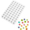 XIONGXIAOZHI Stampo In Silicone A Forma Di Stella A 60 Cavità Stampi In Silicone A Forma Di Mini Stelle Stampo Biscotti Per Cani In Silicone Per Cioccolato, Torta, Caramelle, Gelatine, Biscotti (17x12mm)