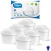 BREAUILL Cartucce filtro dell'acqua, ricambio per Brita Maxtra Pro All-in-1, Maxtra+ Plus, BREAUILL filtro dell'acqua compatibile con bollitore Brita Marella, riduce impurità e odori (6 pezzi)