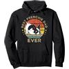 Best Frenchie Dad Regalo Padre Bulldog F Best Frenchie Dad Ever Vintage Francese Bulldog Padre Papà Felpa con Cappuccio