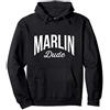 Marlin Fishing Tees For Men Fishing Tee For Men Marlin Dude Felpa con Cappuccio