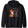 Signore Dello Zoo Regalo Animale Volpe Amante Degli Animali Carini Donna Ragazza Animale Volpe Felpa con Cappuccio