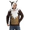 OFF THE RACK Unisex Christmas Sweater, Maglione - Adulto, Opacity, Rockin' a Rudolph Original, X-Large