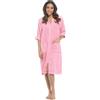 GM Apparel Accappatoio da donna con cerniera, 100% cotone, accappatoio da donna in spugna, altamente assorbente, Menta, 20-22