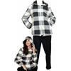 Infiore Pigiama Donna Pile Effetto Coral Full Zip - Morbido e Invernale - Felpato Aperto (21492 Ribes, M)