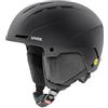 uvex glance MIPS - casco da sci robusto per adulti - regolazione individuale delle dimensioni - aerazione ottimizzata - black matt - 54-58 cm