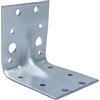 Keple Squadretta di Giunzione con Сostola Rinforzata Angolo Staffe 90 70x70x65x2mm Zincato per Armadi di Legno Mobili Brace Shelf Supporter (Quantità da 5 pezzi)