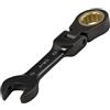 SPEEDWOX 12 mm Stubby Flex-Head chiave combinata a lampeggiamento - scatola a 72 denti e chiave a estremità aperta, testa flessibile antiscivolo, acciaio CR-V trattato termicamente su bulloni scapati