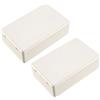 uxcell Sourcingmap, scatola di giunzione elettronica in plastica, 80 x 50 x 26 mm, colore beige