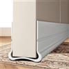 Midslinee Bianco 93cm Paraspifferi Porta Blindata, Paraspifferi per Porte, Sottoporta Anti Insetti/Polvere/Aria Fredda, per Porte da 3,5 a 5,5 cm di Spessore e Spazio Inferiore da 0,3 a 2,6 cm