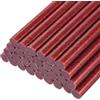 QUARKZMAN 30Pz Stick Colla a Caldo Mini per Pistola 11mm x 100mm Colla a Caldo Bastoncini Ricariche Piccoli e Molto Adesivi, Glitterato Rosso