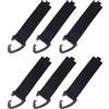 Kahaybeall 6 PCS Organizer per Cavi, Organizzatore per tubi, Fascette a Strappo - Fascia con Gancio per Cavi e Tubo - per Garage, Officina, Van Lavoro e Organizzazione Cavi, Accessori Garage