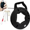 Techfection Sonda Passacavi in Fibra di Vetro 30m Sonda Elettricista Fish Tape 3,8mm Sonda Tiracavi Cavo Estrattore Cavi incl. 6 Adattatori Per Cavi Elettrici Tubi Vuoti Sonda Elettricista Infrangibile