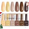 CANNI Smalto Semipermanente per Unghie 6 Colori Gel Nail Polish Soak Off UV LED per la manicure e la progettazione delle unghie 9ml C2347