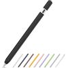 SSS·GRGB Custodia in silicone ultra sottile per Apple Pencil (USB-C) 2023, accessori per Apple Pencil, doppio tocco, fodero in silicone per matita (nero, 1 confezione)