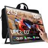 UPERFECT 21.5 120Hz QLED Touchscreen Monitor Portatile, 125% SRGB 2000:1 1080P Display Opaco con Supporto Regolabile 180° USB C HDMI per Laptop/Console di Gioco/Smartphone/PC, Compatibile con VESA