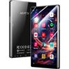 AGPTEK Lettore MP3 da 128 GB con Bluetooth e WiFi, T09 4'' Android 13 MP4 Lettore Musicale con Spotify, Audible, App Store, fino a 1 TB, Nero