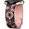 Netolo Fiori Cinturino Compatibile con Samsung Galaxy Watch 7 6 5 4 40mm 44mm - Galaxy Watch 6 4 Classic - 5 PRO 45mm - Fe - Active 2, 20mm Cinturino in Silicone per Donna