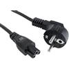 rukauf Cavo di alimentazione per notebook, adattatore Schuko, 1-1,5 m, 3 poli, certificato AC VDE, adatto per HP IBM Acer Dell Lenovo Micky Mouse Cavo Topolino (angolo 1,5 m)