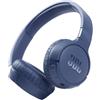 JBL Tune 660 BTNC Cuffie On-Ear Bluetooth Wireless, Cancellazione Attiva del Rumore, Microfono integrato, Più di 44h di autonomia, Colore Blu