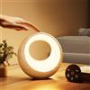 Bonsery Lampada da comodino touch dimmibile con telecomando, luce notturna USB ricaricabile RGB 9 modalità, lampada da tavolo a LED senza fili con timer e memoria