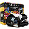 Get Trend FRIENDS Coperta Elettrica 130x160cm, Morbido Plaid in Pile Sherpa, 9 Impostazioni Calore e 12-Ore Timer Spegnimento Automatico (Nero Friends, Lanciare EU)