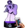 Get Trend Disney The Nightmare Before Christmas LED Luce Notturna, USB & Alimentato a Batteria Luci con 16 Colori, 4 Modalità e Luminosità Regolabile (Multi NMBC Jack Sally)