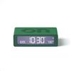 Lexon Flip Mini Sveglia Digitale da Viaggio, Orologio LED On/Off con Luminosità Regolabile, Ricaricabile e Tattile, Ideale come Sveglia da Comodino - Verde