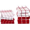 Encasa XO Küchenspiele und Küchenspiele Combo rosso Toallas de garza de algodón altamente assorbenti | 70x45 cm | Vielseitig einsetzbar zum Waschen und Reinigen Set di 12