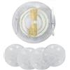 DII Tovagliette Rotonde In PVC 34,9 Cm: Set Da 6 Pezzi Collezione Tavola, Eleganti E Facili Da Pulire
