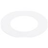 PATIKIL 2,76 ID 4,53 OD Zoccolo cerchio per Incassi Luci, Lucido Bianco Zoccolo Rivestimento cerchio Illuminazione Apparecchio per Soffitto Parete Incassi Lattina Faretto Incasso