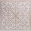 DRW Pala Quadrata in Legno MDF Traforato in Naturale, 60 x 1,7 x 60 cm, Multicolore, estandar