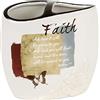 SKL Home by Saturday Knight Ltd. Words of Faith Toothbrush Holder, Multicolor