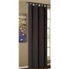Gardinenbox Tenda Opaca, Tinta Unita, con Passanti, Realizzata in Raso e Microfibra, cod. prod. 20400, Marrone, 175 x 140 cm