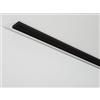 GARDINIA Set di Binari per Tende, Set Completo con 2 Canali di Scorrimento, Materiale di Montaggio Incluso, Nero, 150 cm