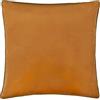 furn. Fodera per cuscino Meridian - Fodera decorativa di lusso in velluto con bordino a contrasto (Zenzero/Oliva - 55x55cm)