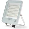 M Ledme - Faretto Proiettore Led Napoli Plus Bianco 50W, Protezione IP65, Dimmerabile da Luce Fredda a Luce Calda 3000K-6000K, Per l'utilizzo in giardini, terrazze, parcheggi, hotel.